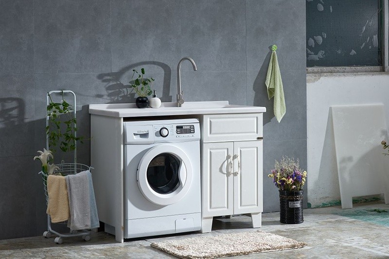 Diamond Stone Flat Top Laundry Cabinet factory