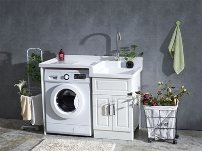 Diamond Composite Stone Laundry Cabinet