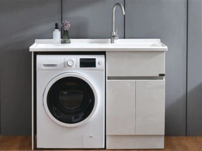 Diamond Stone Flat Top Laundry Cabinet